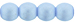 Round Beads 4mm (loose) : Powdery - Pastel Blue