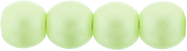 Round Beads 4mm (loose) : Powdery - Pastel Lime