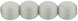 Round Beads 4mm (loose) : Powdery - Pastel Gray