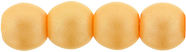 Round Beads 4mm (loose) : Powdery - Pastel Orange