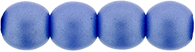 Round Beads 4mm (loose) : Powdery - Blue