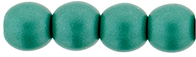 Round Beads 4mm (loose) : Powdery - Teal