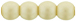 Round Beads 4mm (loose) : Powdery - Beige