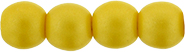 Round Beads 4mm (loose) : Powdery - Yellow