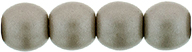 Round Beads 4mm (loose) : Powdery - Taupe