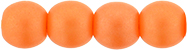 Round Beads 4mm (loose) : Powdery - Orange