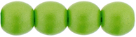 Round Beads 4mm (loose) : Powdery - Lime