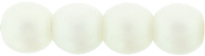 Round Beads 4mm (loose) : Powdery - Ivory