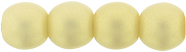 Round Beads 4mm (loose) : Powdery - Light Gold