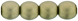 Round Beads 4mm (loose) : Powdery - Antique Gold