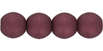Round Beads 4mm (loose) : Crushed Berry