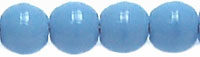 Round Beads 4mm (loose) : Opaque Lt Blue