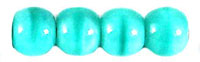 Round Beads 4mm (loose) : Opaque Azure Turquoise