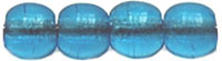 Round Beads 4mm (loose) : Dk Capri Blue