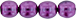 Round Beads 4mm (loose) : Transparent Pearl - Grape