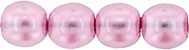 Round Beads 4mm (loose) : Transparent Pearl - Lavender
