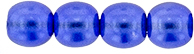 Round Beads 4mm (loose) : Transparent Pearl - French Blue