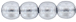Round Beads 4mm (loose) : Transparent Pearl - Vapor