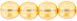 Round Beads 4mm (loose) : Transparent Pearl - Fall Sunset