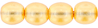 Round Beads 4mm (loose) : Transparent Pearl - Fall Sunset