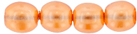 Round Beads 4mm (loose) : Transparent Pearl - Pumpkin Spice
