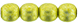 Round Beads 4mm (loose) : ColorTrends: Saturated Metallic Primrose Yellow