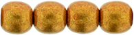 Round Beads 4mm (loose) : ColorTrends: Saturated Metallic Flame