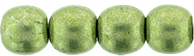 Round Beads 4mm (loose) : ColorTrends: Saturated Metallic Greenery