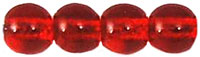 Round Beads 4mm (loose) : Siam Ruby