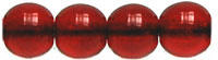 Round Beads 4mm (loose) : Siam Ruby