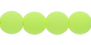 Round Beads 4mm (loose) : Bondeli Lemon