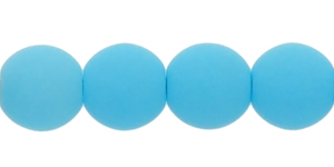 Round Beads 4mm (loose) : Bondeli Sky Blue