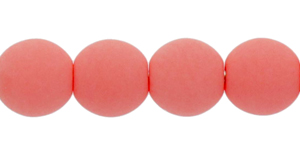 Round Beads 4mm (loose) : Bondeli Coral