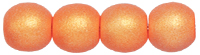 Round Beads 4mm (loose) : Neon Light Orange