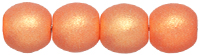 Round Beads 4mm (loose) : Neon Dark Orange