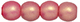 Round Beads 4mm (loose) : Neon Raspberry