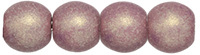 Round Beads 4mm (loose) : Neon Mauve