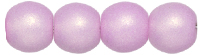 Round Beads 4mm (loose) : Neon Lavender