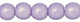Round Beads 4mm (loose) : Neon Grape