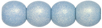 Round Beads 4mm (loose) : Neon Blue Gray