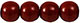 Round Beads 4mm (loose) : Opaque Red
