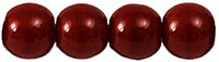 Round Beads 4mm (loose) : Opaque Red