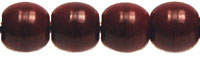 Round Beads 4mm (loose) : Opaque Red