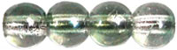 Round Beads 4mm (loose) : Luster - Transparent Lt Green