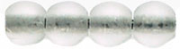 Round Beads 4mm (loose) : Matte - Crystal