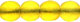 Round Beads 4mm (loose) : Matte - Lemon