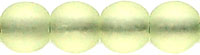 Round Beads 4mm (loose) : Matte - Jonquil