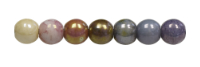 Round Beads 4mm (loose) : Opaque Luster Mix
