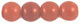 Round Beads 5mm (loose) : Brown Caramel