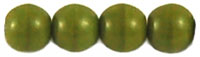 Round Beads 5mm (loose) : Opaque Olivine